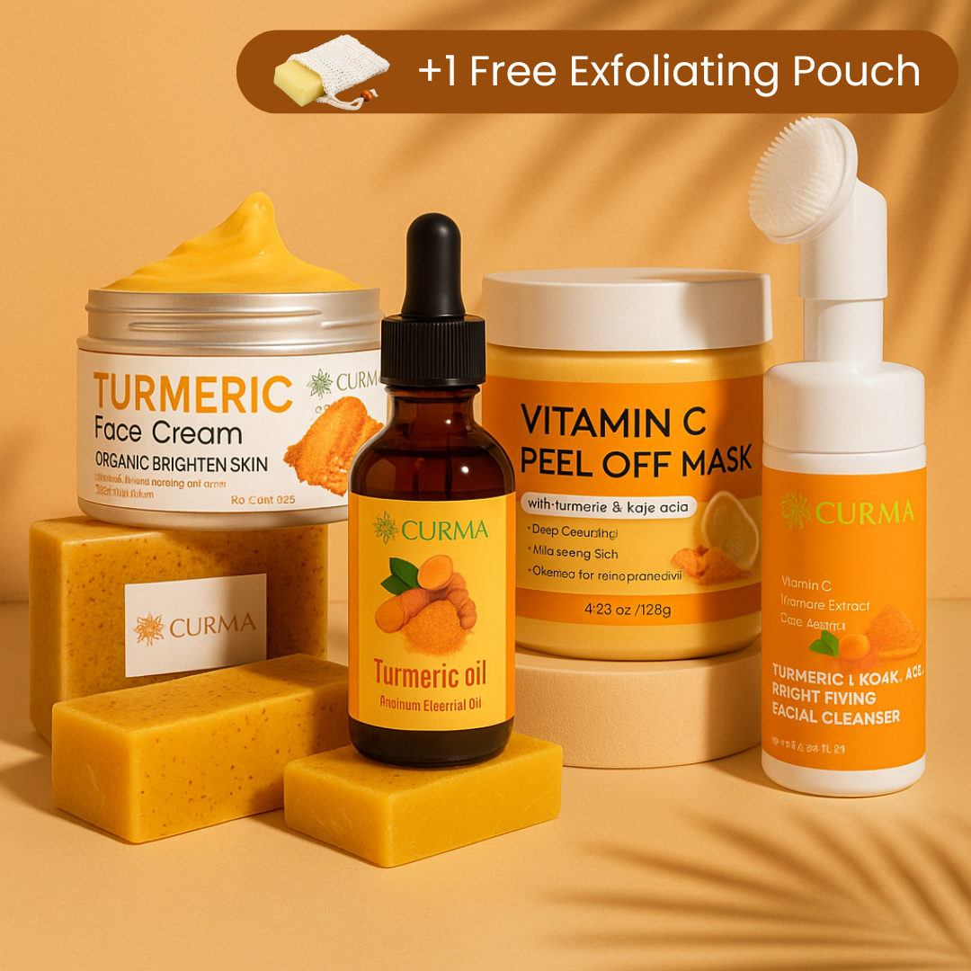 Curma Radiant Glow Pack – Face & Body Set
