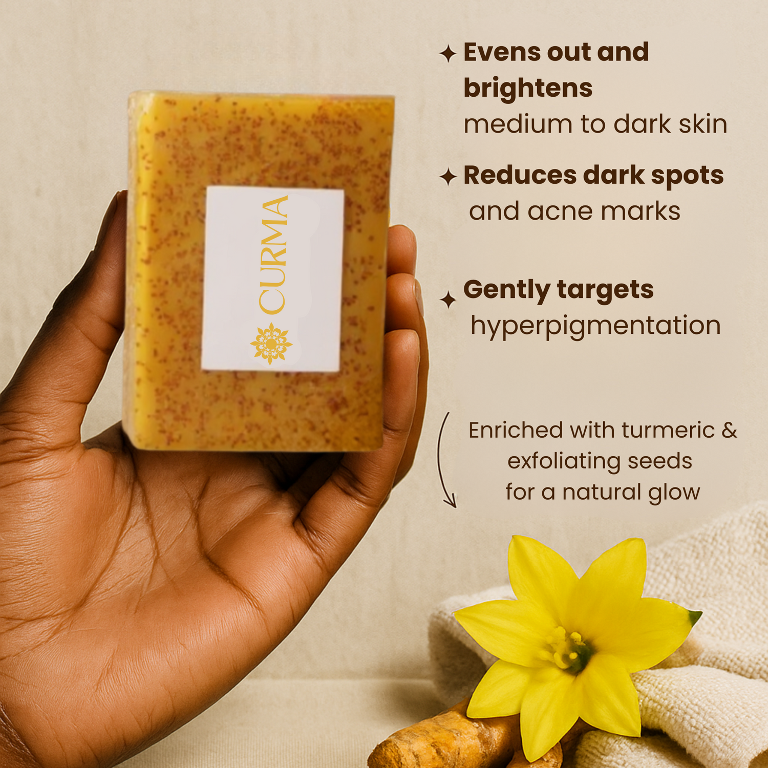 Dark Spot Correcting Soap – Curma (3.5 oz)